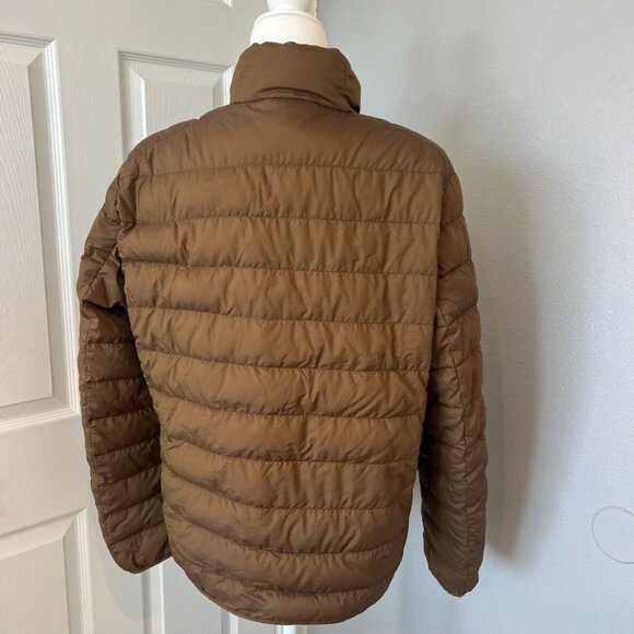 UNIQLO Down Lightweight Brown Puffer Jacket Size Medium - Picture 2 of 4